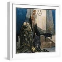 Austria, Vienna, Illustration of Dante Alighieri's Divine Comedy-null-Framed Giclee Print