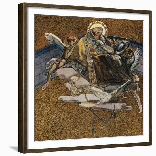 Austria, Vienna, Illustration of Dante Alighieri's Divine Comedy-null-Framed Giclee Print