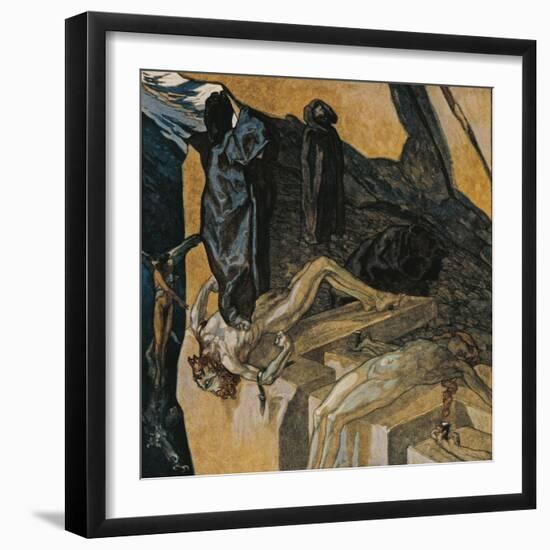 Austria, Vienna, Illustration of Dante Alighieri's Divine Comedy-null-Framed Giclee Print