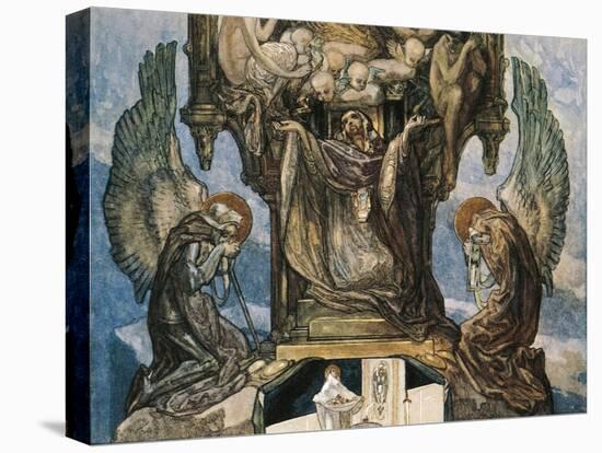 Austria, Vienna, Illustration of Dante Alighieri's Divine Comedy-null-Stretched Canvas