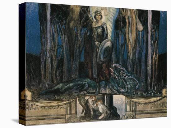 Austria, Vienna, Illustration of Dante Alighieri's Divine Comedy-null-Stretched Canvas