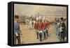 Austria, Vienna Imperial Guard, Watercolor-null-Framed Stretched Canvas