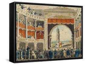 Austria, Vienna, Interior of Josefstadt Theatre-null-Framed Stretched Canvas