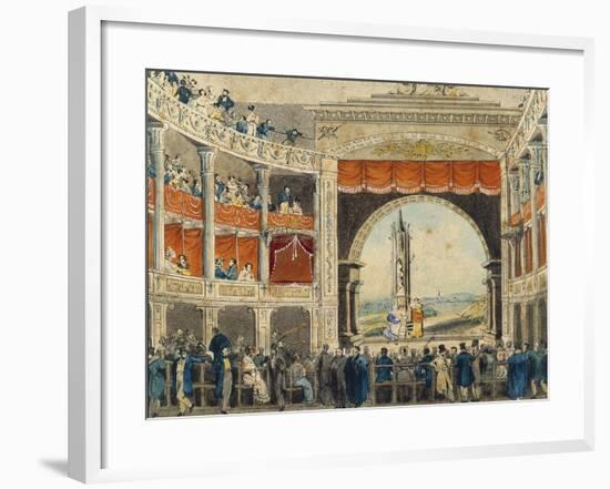 Austria, Vienna, Interior of Josefstadt Theatre-null-Framed Giclee Print