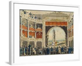 Austria, Vienna, Interior of Josefstadt Theatre-null-Framed Giclee Print