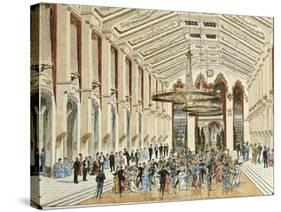 Austria, Vienna, Interior of Sofienbad Saal Ballroom, 1870-null-Stretched Canvas