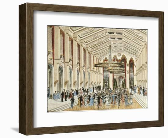 Austria, Vienna, Interior of Sofienbad Saal Ballroom, 1870-null-Framed Giclee Print