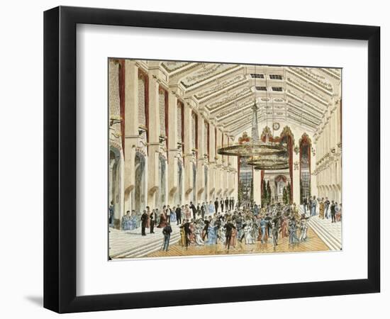 Austria, Vienna, Interior of Sofienbad Saal Ballroom, 1870-null-Framed Giclee Print