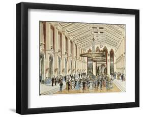 Austria, Vienna, Interior of Sofienbad Saal Ballroom, 1870-null-Framed Giclee Print