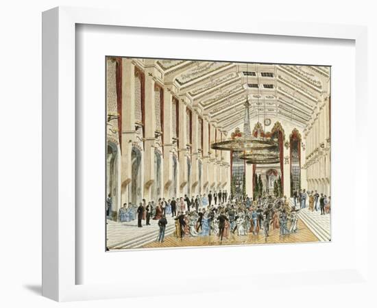 Austria, Vienna, Interior of Sofienbad Saal Ballroom, 1870-null-Framed Giclee Print