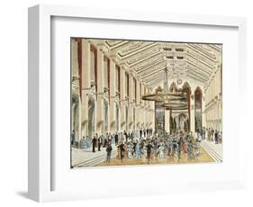 Austria, Vienna, Interior of Sofienbad Saal Ballroom, 1870-null-Framed Giclee Print