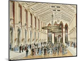 Austria, Vienna, Interior of Sofienbad Saal Ballroom, 1870-null-Mounted Giclee Print