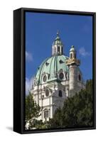Austria, Vienna, Karlskirche (St. Charles's Church), Baroque-Gerhard Wild-Framed Stretched Canvas