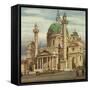 Austria, Vienna, Karlskirche-null-Framed Stretched Canvas