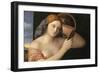 Austria, Vienna, Naked Young Woman in Front of the Mirror, Detail-null-Framed Giclee Print