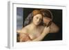 Austria, Vienna, Naked Young Woman in Front of the Mirror, Detail-null-Framed Giclee Print