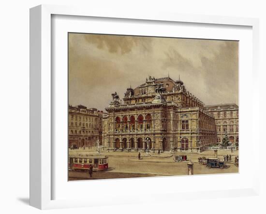 Austria, Vienna, Opera House-null-Framed Photographic Print