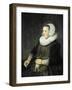 Austria, Vienna, Painted Portrait of Mature Woman-null-Framed Giclee Print
