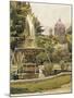 Austria, Vienna Painting of Karlsplatz Gardens-null-Mounted Giclee Print