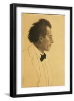 Austria, Vienna, Portrait of Composer Gustav Mahler-null-Framed Giclee Print