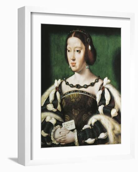 Austria, Vienna, Portrait of Eleonora of Austria-null-Framed Giclee Print