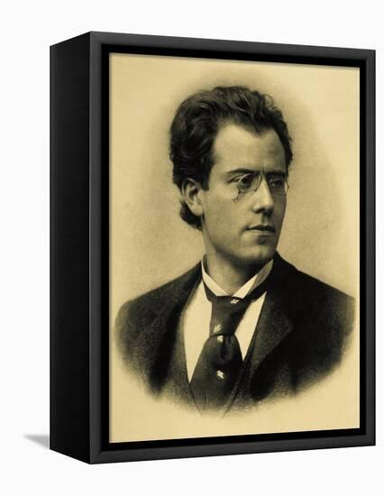 Austria, Vienna, Portrait of Gustav Mahler-null-Framed Stretched Canvas