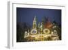 Austria, Vienna, Rathaus, Town Hall, Christmas-Walter Bibikow-Framed Photographic Print