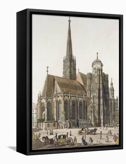 Austria, Vienna, Saint Stephen's Cathedral-null-Framed Stretched Canvas