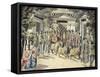 Austria, Vienna, Scenic Design for Act One of Magic Flute-null-Framed Stretched Canvas