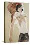 Austria, Vienna, Seminude Female Figure-null-Stretched Canvas