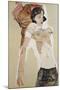 Austria, Vienna, Seminude Female Figure-null-Mounted Giclee Print