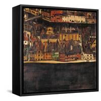 Austria, Vienna, Small City II or the Small City III, 1912-13-Eleuterio Pagliano-Framed Stretched Canvas