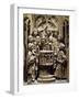 Austria, Vienna, St Stephen's Cathedral, Detail of Baptismal Font in St Catherine's Chapel-null-Framed Giclee Print