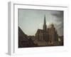 Austria, Vienna, Stephansdom (St. Stephen's Cathedral) in 1824, by Antonio De Pian, Painting-null-Framed Giclee Print