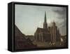 Austria, Vienna, Stephansdom (St. Stephen's Cathedral) in 1824, by Antonio De Pian, Painting-null-Framed Stretched Canvas