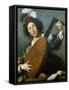 Austria, Vienna, the Lute Player-null-Framed Stretched Canvas