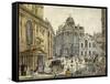 Austria, Vienna, the Old Burgtheater-null-Framed Stretched Canvas