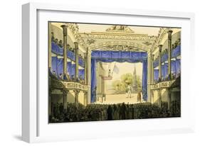 Austria, Vienna, Theatre in Der Josefstadt During Performance-null-Framed Giclee Print