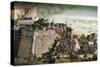 Austria, Vienna, Turkish Kara Mustafa Troops Lay Siege to Vienna, 1683, Diorama-null-Stretched Canvas