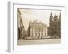 Austria, Vienna, University Square by Carl Schutz, 1790-null-Framed Giclee Print