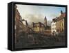Austria, Vienna, View of Freyung Plaza in Vienna from South-East-null-Framed Stretched Canvas