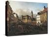 Austria, Vienna, View of Freyung Plaza in Vienna from South-East-null-Stretched Canvas