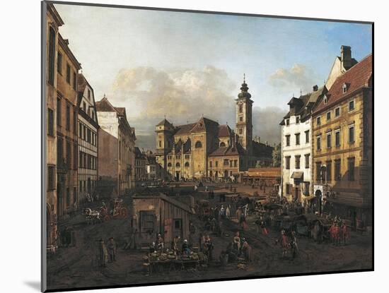 Austria, Vienna, View of Freyung Plaza in Vienna from South-East-null-Mounted Giclee Print