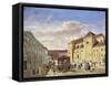 Austria, Vienna, View of Freyung Square Painting-null-Framed Stretched Canvas