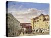 Austria, Vienna, View of Freyung Square Painting-null-Stretched Canvas