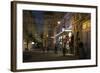 Austria, Vienna, Wallnerstra§e, Pedestrian Area, Christmas Lighting, Restaurant-Gerhard Wild-Framed Photographic Print