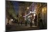 Austria, Vienna, Wallnerstra§e, Pedestrian Area, Christmas Lighting, Restaurant-Gerhard Wild-Mounted Photographic Print