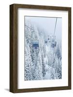 Austria, Vorarlberg, Montafon, Silvretta Novas, Seilschwebebahn-Dietmar Walser-Framed Photographic Print