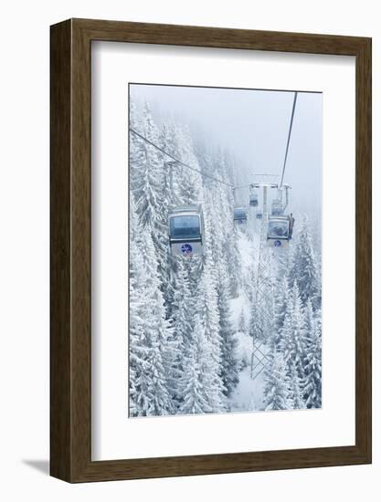 Austria, Vorarlberg, Montafon, Silvretta Novas, Seilschwebebahn-Dietmar Walser-Framed Photographic Print