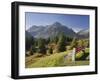 Austria, Vorarlberg (Region), Lechtal Alps, Omeshorn, Alpine Grassland, Bank-Rainer Mirau-Framed Photographic Print